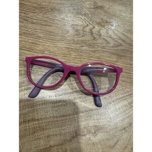 RAY BAN RB1622 3933 Fucsia on Violet Girls Kids Oval Eyeglasses 46-17-130